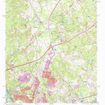 United States Geological Survey North Augusta, SC-GA (1964, 24000-Scale) digital map