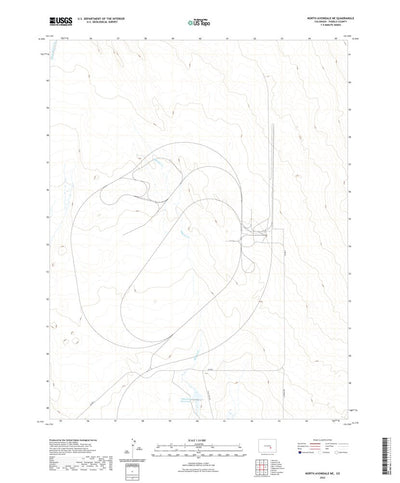 United States Geological Survey North Avondale NE, CO (2022, 24000-Scale) digital map