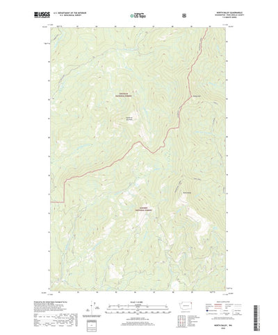 United States Geological Survey North Baldy, WA (2020, 24000-Scale) digital map