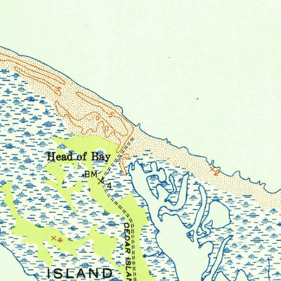 United States Geological Survey North Bay, NC (1950, 24000-Scale) digital map
