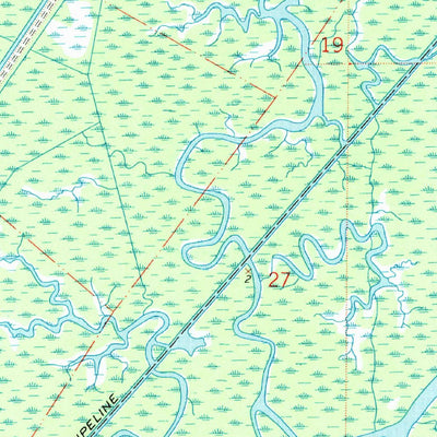 United States Geological Survey North Bend, LA (1966, 24000-Scale) digital map