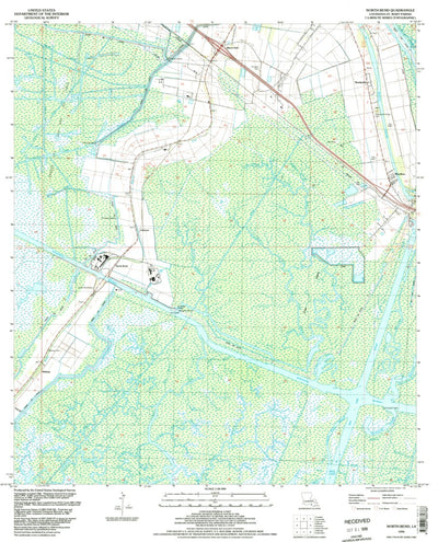 United States Geological Survey North Bend, LA (1994, 24000-Scale) digital map