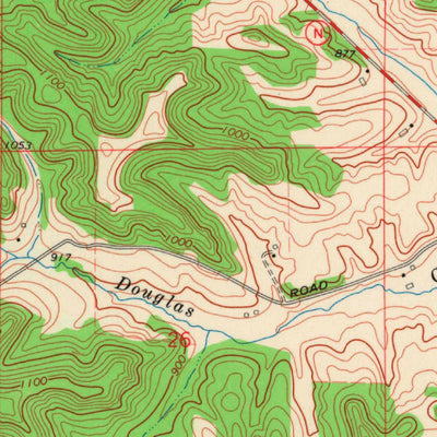 United States Geological Survey North Bend NE, WI (1969, 24000-Scale) digital map