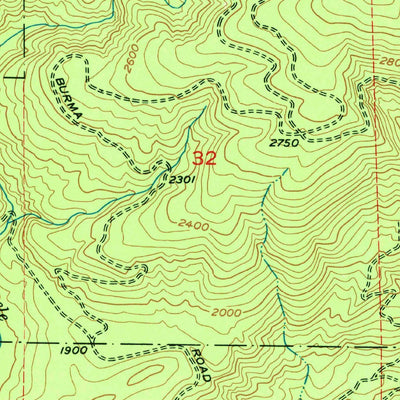 United States Geological Survey North Bend, WA (1953, 24000-Scale) digital map