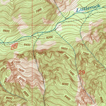 United States Geological Survey North Bennett Creek, WY (1991, 24000-Scale) digital map