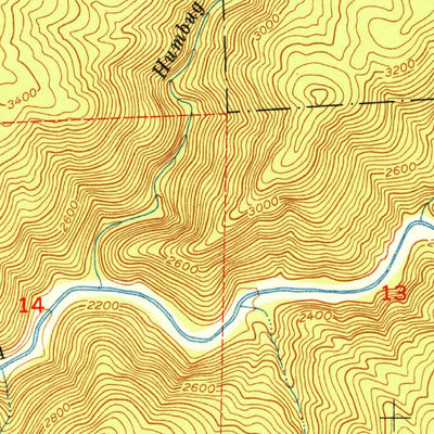 United States Geological Survey North Bloomfield, CA (1951, 24000-Scale) digital map