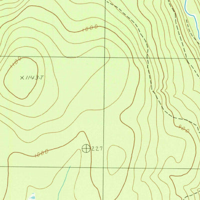 United States Geological Survey North Brook Ridge, ME (1986, 24000-Scale) digital map