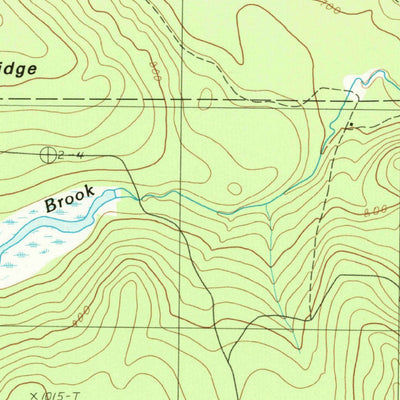 United States Geological Survey North Brook Ridge, ME (1986, 24000-Scale) digital map