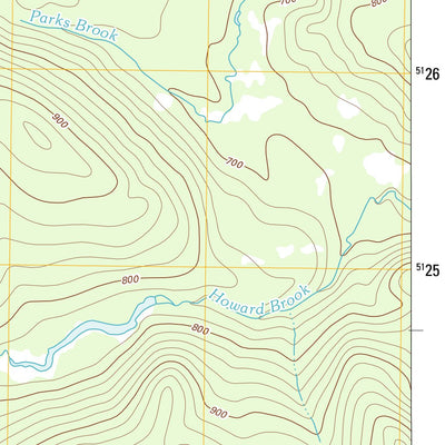 United States Geological Survey North Brook Ridge, ME (2011, 24000-Scale) digital map