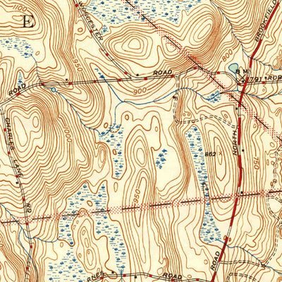 United States Geological Survey North Brookfield, MA (1946, 31680-Scale) digital map
