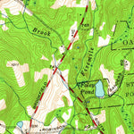 United States Geological Survey North Brookfield, MA (1952, 24000-Scale) digital map