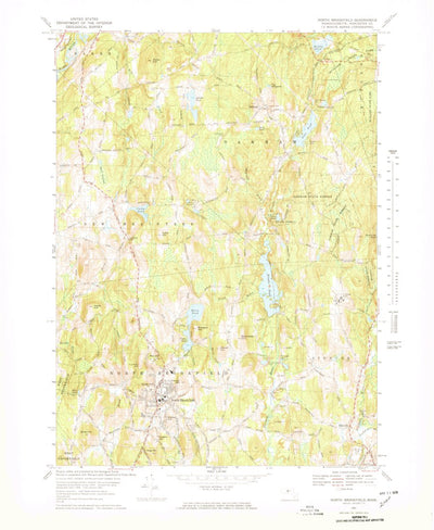 United States Geological Survey North Brookfield, MA (1967, 25000-Scale) digital map