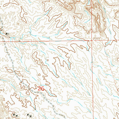 United States Geological Survey North Butte, AZ (1964, 24000-Scale) digital map