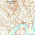 United States Geological Survey North Butte, AZ (1964, 24000-Scale) digital map