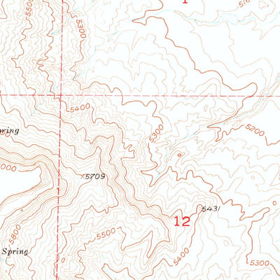 United States Geological Survey North Butte, WY (1953, 24000-Scale) digital map