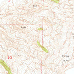 United States Geological Survey North Butte, WY (1953, 24000-Scale) digital map