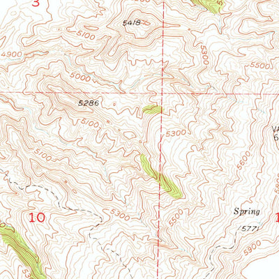United States Geological Survey North Butte, WY (1953, 24000-Scale) digital map