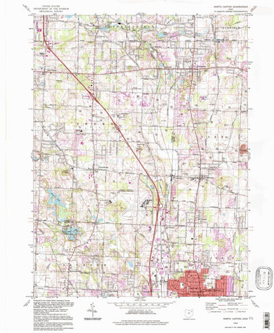 United States Geological Survey North Canton, OH (1994, 24000-Scale) digital map