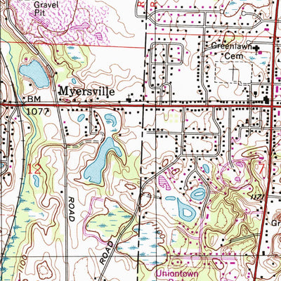 United States Geological Survey North Canton, OH (1994, 24000-Scale) digital map