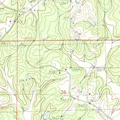 United States Geological Survey North Carrollton, MS (1983, 24000-Scale) digital map