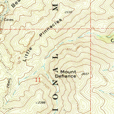 United States Geological Survey North Chalone Peak, CA (1969, 24000-Scale) digital map