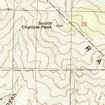 United States Geological Survey North Chalone Peak, CA (1995, 24000-Scale) digital map