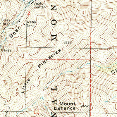 United States Geological Survey North Chalone Peak, CA (1995, 24000-Scale) digital map