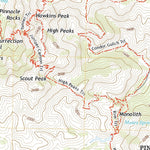 United States Geological Survey North Chalone Peak, CA (2021, 24000-Scale) digital map
