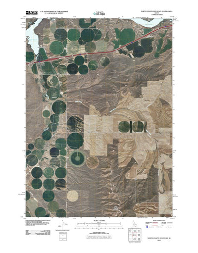 United States Geological Survey North Chapin Mountain, ID (2010, 24000-Scale) digital map