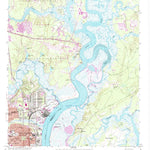 United States Geological Survey North Charleston, SC (1958, 24000-Scale) digital map