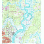 United States Geological Survey North Charleston, SC (1998, 24000-Scale) digital map