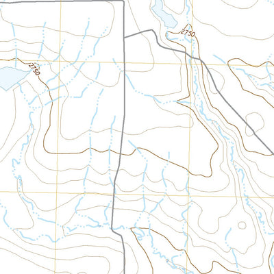 United States Geological Survey North Chinook Reservoir NE, MT (2020, 24000-Scale) digital map