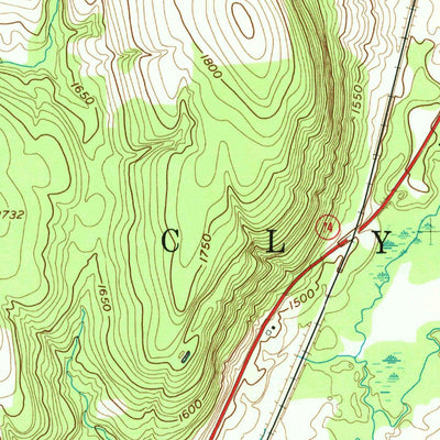 United States Geological Survey North Clymer, NY (1954, 24000-Scale) digital map