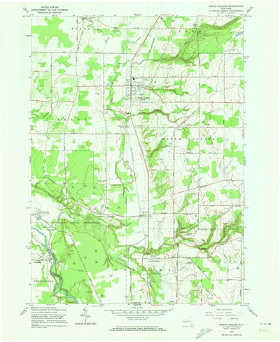United States Geological Survey North Collins, NY (1960, 24000-Scale) digital map