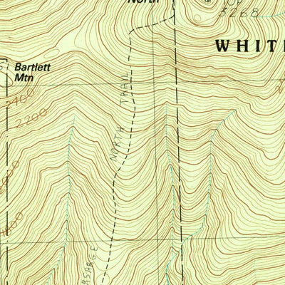 United States Geological Survey North Conway East, NH-ME (1987, 24000-Scale) digital map