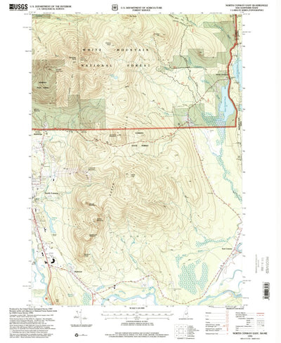 United States Geological Survey North Conway East, NH-ME (1995, 24000-Scale) digital map