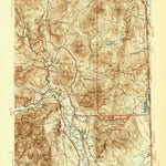 United States Geological Survey North Conway, NH-ME (1945, 62500-Scale) digital map