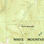 United States Geological Survey North Conway West, NH (1987, 24000-Scale) digital map