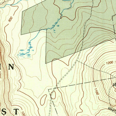United States Geological Survey North Conway West, NH (1995, 24000-Scale) digital map