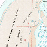 United States Geological Survey North Cove, WA (1956, 24000-Scale) digital map