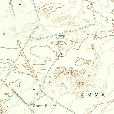 United States Geological Survey North Cowden NW, TX (1968, 24000-Scale) digital map