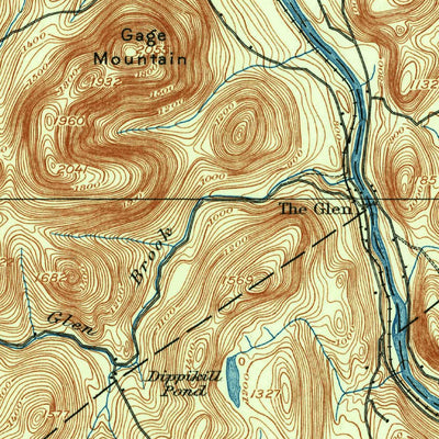 United States Geological Survey North Creek, NY (1895, 62500-Scale) digital map