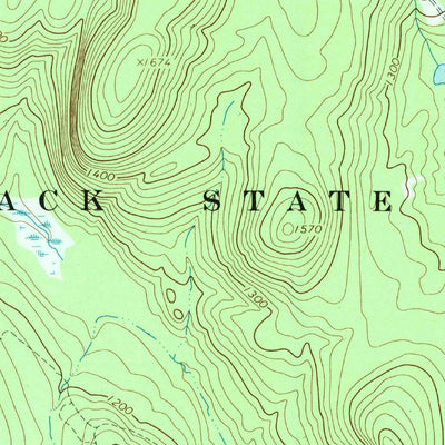 United States Geological Survey North Creek, NY (1968, 24000-Scale) digital map