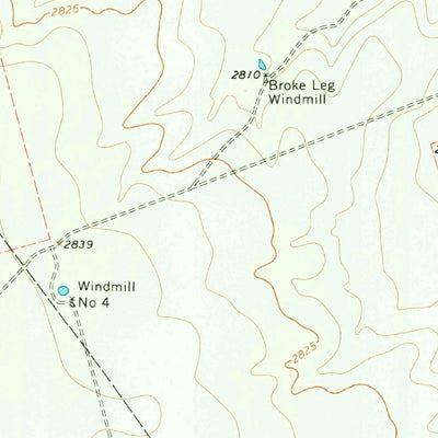 United States Geological Survey North Curtis Ranch, TX (1966, 24000-Scale) digital map