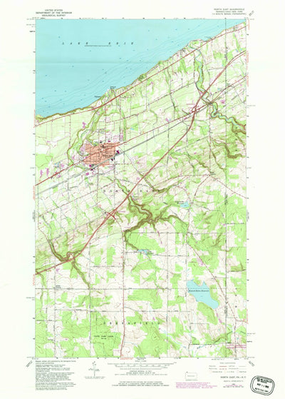 United States Geological Survey North East, PA (1960, 24000-Scale) digital map