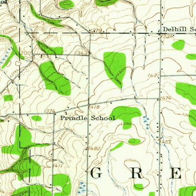 United States Geological Survey North East, PA-NY (1913, 62500-Scale) digital map