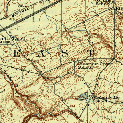 United States Geological Survey North East, PA-NY (1915, 62500-Scale) digital map