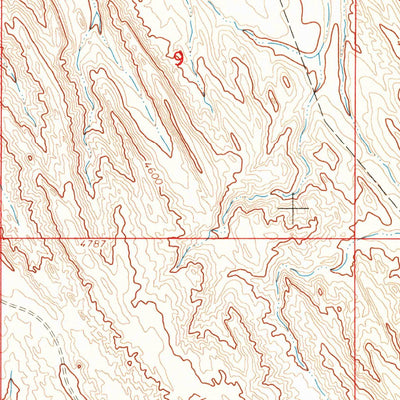 United States Geological Survey North Emblem Reservoir, WY (1966, 24000-Scale) digital map
