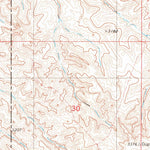 United States Geological Survey North Fork Alkali Creek, MT (1981, 24000-Scale) digital map
