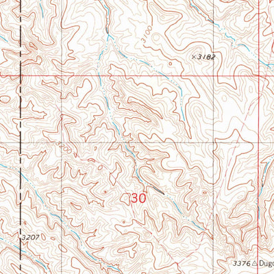 United States Geological Survey North Fork Alkali Creek, MT (1981, 24000-Scale) digital map